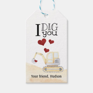 Valentijns Label, Kinder Valentijnse , Jongen vale Cadeaulabel