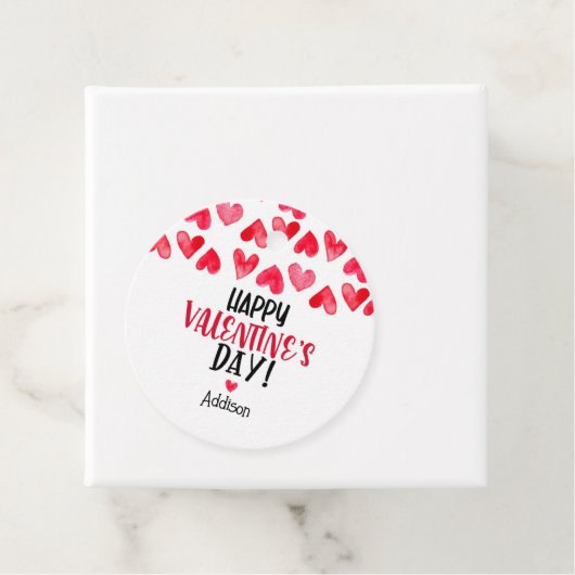 Valentijns Label, moderne Valentijnsdag Bedankjes Labels (In situ)