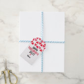 Valentijns Label, moderne Valentijnsdag Cadeaulabel (Met Touw)