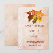Valentijns Lace Oud Papier Trouwen SAVE THE DATE (Voorkant / Achterkant)