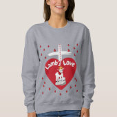 Valentijns Lamb Love Sweatshirt (Voorkant)