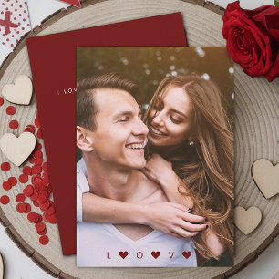 Valentijns LIEFDE Fotokaart Feestdagenkaart