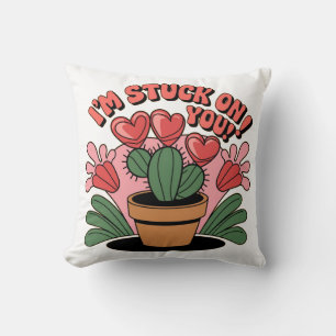 Valentijns liefde zit vast kussen