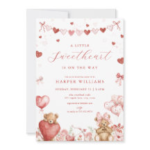 Valentijns Liefdesbeer Kleine Liefje Baby Shower