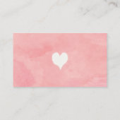 Valentijns Lieverd Luierriffelroze goud Informatiekaartje (Achterkant)