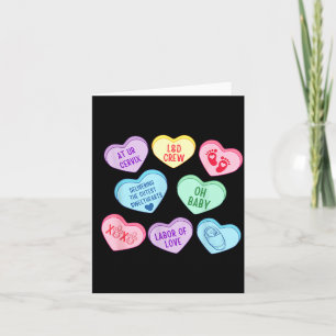 Valentijns LVD-verpleegster Hart Snoep La Kaart