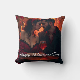 Valentijns magie met romantische saamhorigheid kussen