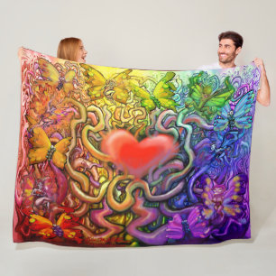 Valentijns magische fleece deken