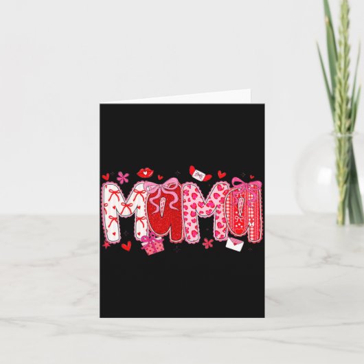 Valentijns Mama Kaart (Voorkant)