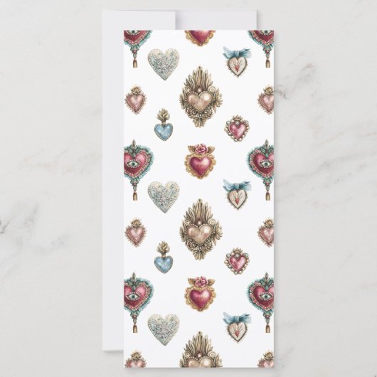 Valentijns menu Inwendig menu heilig hart barok (Achterkant)