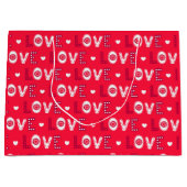 Valentijns ontwerp groot cadeauzakje (Voorkant)