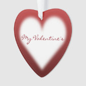 Valentijns Ornament Gepersonaliseerd liefdesOrname (voorkant)