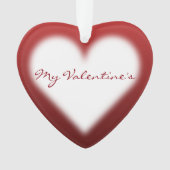 Valentijns Ornament Gepersonaliseerd liefdesOrname (voorkant)