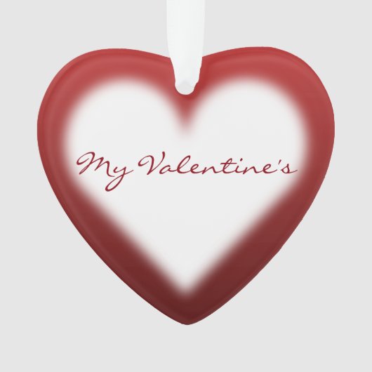 Valentijns Ornament Gepersonaliseerd liefdesOrname (voorkant)