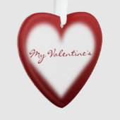 Valentijns Ornament Gepersonaliseerd liefdesOrname (voorkant)