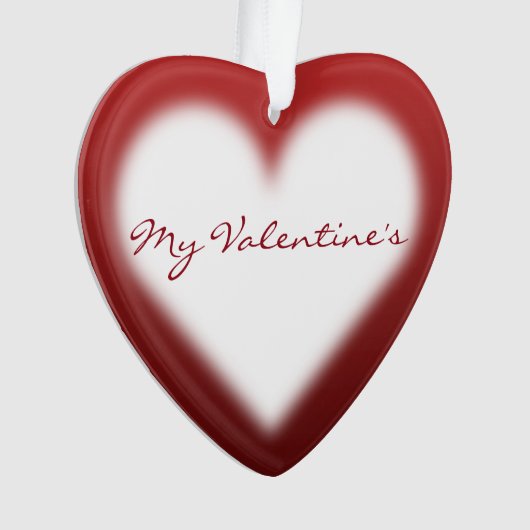 Valentijns Ornament Gepersonaliseerd liefdesOrname (voorkant)