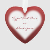 Valentijns Ornament Gepersonaliseerd liefdesOrname (achterkant)