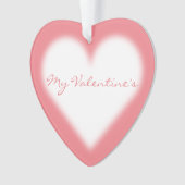 Valentijns Ornament Gepersonaliseerd liefdesOrname (voorkant)