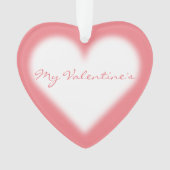 Valentijns Ornament Gepersonaliseerd liefdesOrname (voorkant)