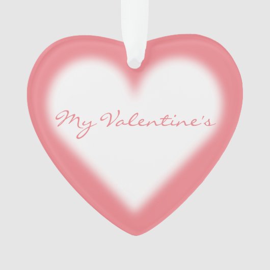 Valentijns Ornament Gepersonaliseerd liefdesOrname (voorkant)