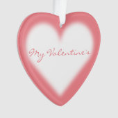 Valentijns Ornament Gepersonaliseerd liefdesOrname (voorkant)