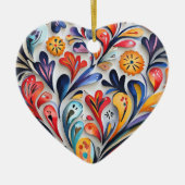Valentijns Ornament van het hart (Voorkant)