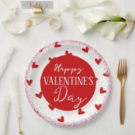 Valentijns Papieren Bordje