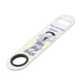 Valentijns parachutesprong feestelijke grap grap t speed flessenopener (Voorkant Gekanteld)