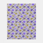 Valentijns patroon fleece deken (Voorkant)