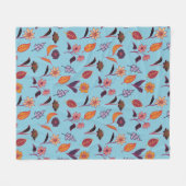Valentijns patroon fleece deken (Voorkant (Horizontaal))