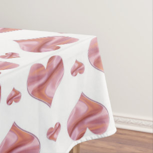 Valentijns patroon met hart . tafelkleed