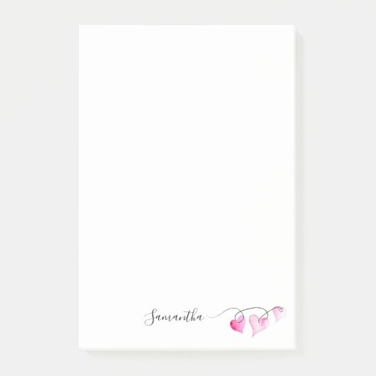 Valentijns Persoonlijk Koord van het Hart Post-it® Notes (Voorkant)