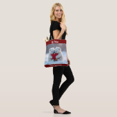 Valentijns Polar Beerwelpen Boodschappentas Tote Bag (Op model)
