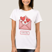 Valentijns print T-shirt (Voorkant)
