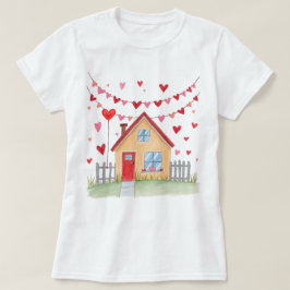 Valentijns print T-shirt