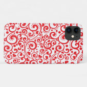 Valentijns - Rode harten en zwoegen naadloos Case-Mate iPhone Case (Achterkant (horizontaal))