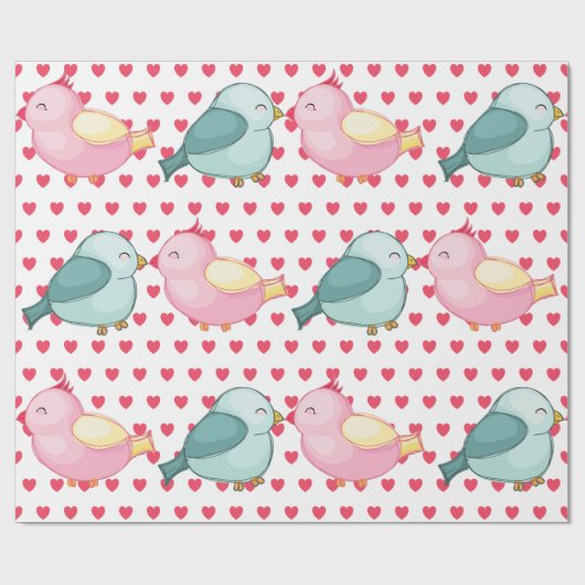 Valentijns Rood hart op wit papier met klauterTort (Vlak)