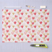 Valentijns roze rode en gouden hart ballonnen tissuepapier (Craft)