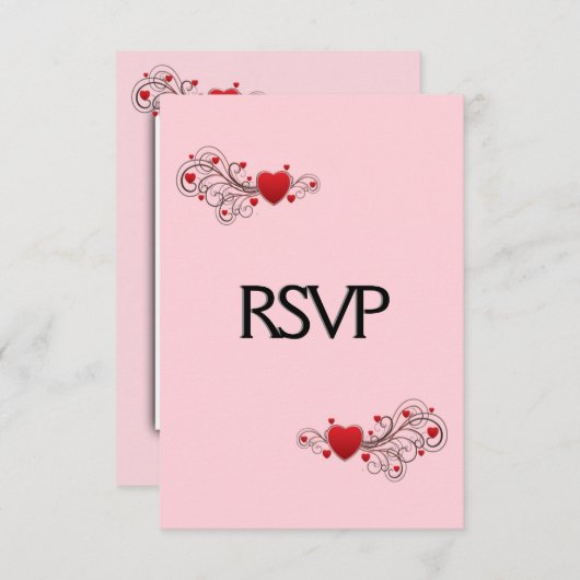 Valentijns RSVP (Voorkant / Achterkant)
