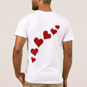 Valentijns Shirt I Love Jouw naam here Shirt (Achterkant)