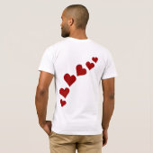 Valentijns Shirt I Love Jouw naam here Shirt (Achterkant volledig)