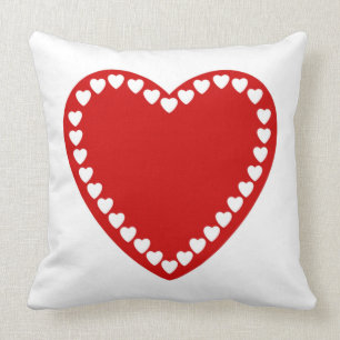 Valentijns Sierkussen Rode hartslag
