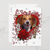 Valentijns - Sleutel aan Mijn Hart - Brak Feestdagenkaart (Voorkant / Achterkant)