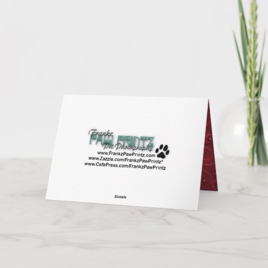 Valentijns - Sleutel aan Mijn Hart - Chow-chow - Feestdagen Kaart (Achterkant)