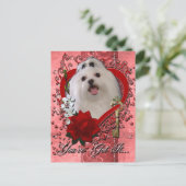 Valentijns - Sleutel aan Mijn Hart - Maltees Feestdagenkaart (Staand voorkant)