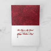 Valentijns - Sleutel aan Mijn Hart - Sheltie Feestdagen Kaart (Binnen)