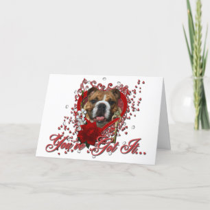 Valentijns - Sleutel tot mijn hart - Bulldog Feestdagen Kaart