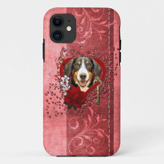 Valentijns - Sleutel voor Mijn hart - Entlebucher Case-Mate iPhone Case (Achterkant)