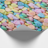 Valentijns snoep gesprekspartner cadeaupapier (Hoek)