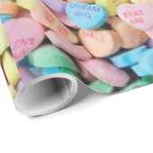 Valentijns snoep gesprekspartner cadeaupapier (Rol Hoek)